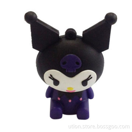 New PVC Cartoon USB Flash Disks with CE/FCC/RoHS Mark, 512MB and 16GB Capacity
